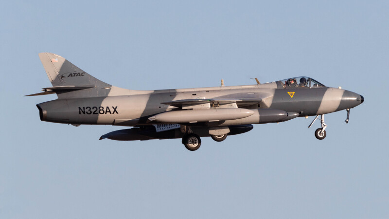 Photo of N328AX - PRIVATE Hawker Hunter  at NTD on AeroXplorer Aviation Database