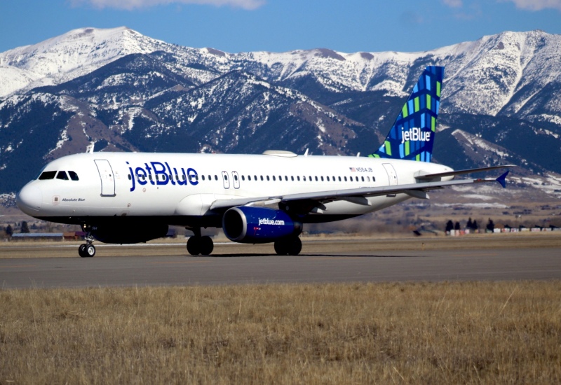 Photo of N564JB - JetBlue Airways Airbus A320 at BZN on AeroXplorer Aviation Database