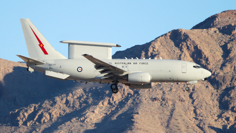 Photo of A30-001 - Royal Australian Air Force Boeing 737-700 at LSV on AeroXplorer Aviation Database