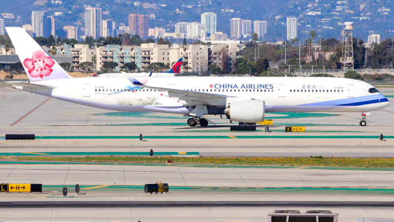 Photo of B-18908 - China Airlines Airbus A350-900 at LAX on AeroXplorer Aviation Database