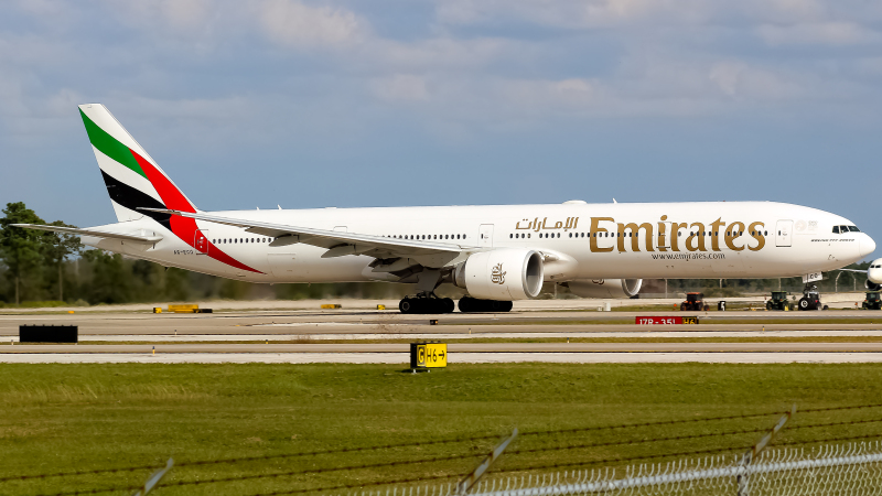 Photo of A6-ECO - Emirates Boeing 777-300ER at MCO on AeroXplorer Aviation Database