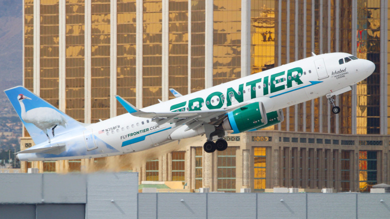 Photo of N358FR - Frontier Airlines Airbus A320NEO at LAS on AeroXplorer Aviation Database
