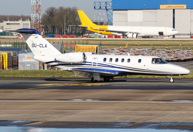 Photo of OO-CLA - PRIVATE Cessna Citation CJ4 at BRU on AeroXplorer Aviation Database