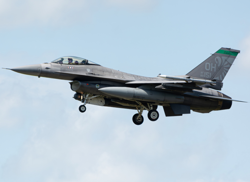 Photo of 89-2151 - USAF - United States Air Force General Dynamics F-16 Fighting Falcon at TOL on AeroXplorer Aviation Database