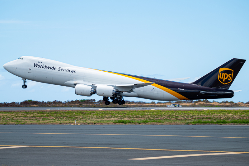 Photo of N621UP - United Parcel Service Boeing 747-8F at HNL on AeroXplorer Aviation Database