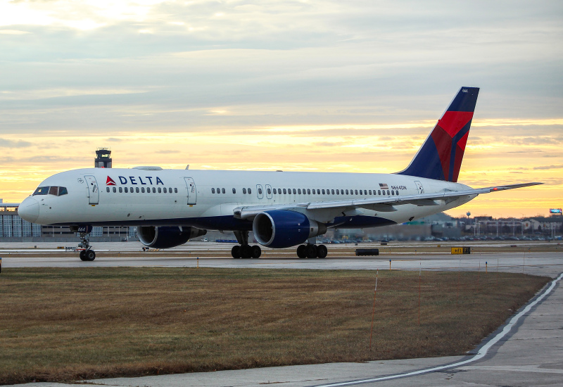 Photo of N664DN - Delta Airlines Boeing 757-200 at MKE on AeroXplorer Aviation Database