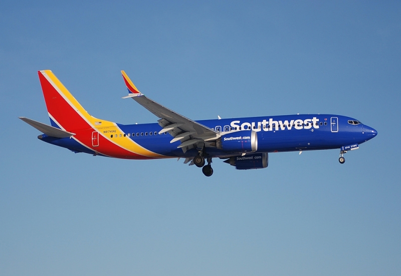 Photo of N8749Q - Southwest Airlines Boeing 737 MAX 8 at KRNO on AeroXplorer Aviation Database