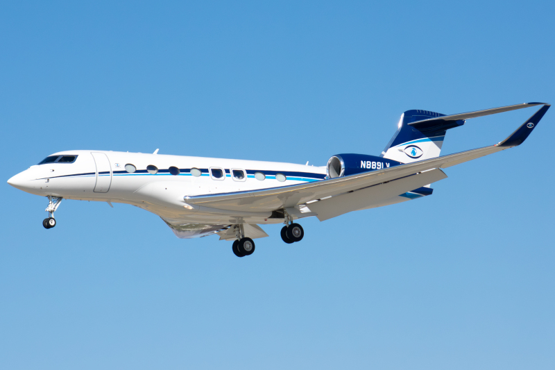 Photo of N889LV - PRIVATE Gulfstream G650ER at SJC on AeroXplorer Aviation Database