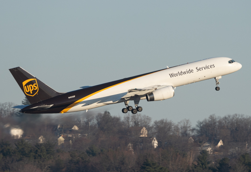 Photo of N455UP - United Parcel Service Boeing 757-200F at MHT on AeroXplorer Aviation Database