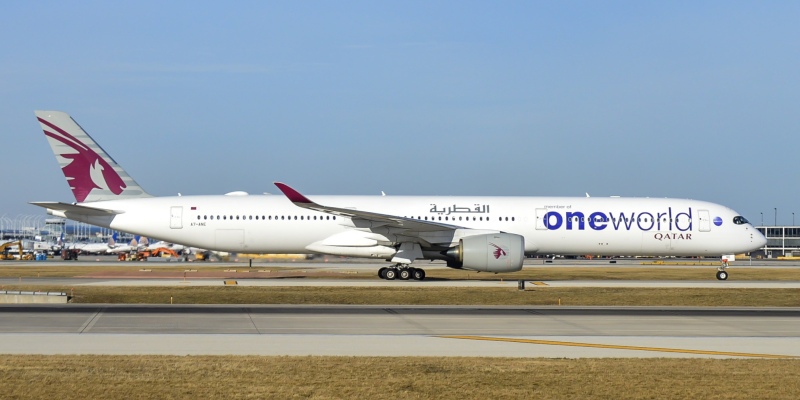 Photo of A7-ANE - Qatar Airways Airbus A350-1000 at ORD on AeroXplorer Aviation Database