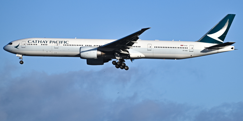 Photo of B-KQU - Cathay Pacific Boeing 777-300ER at KLAX on AeroXplorer Aviation Database