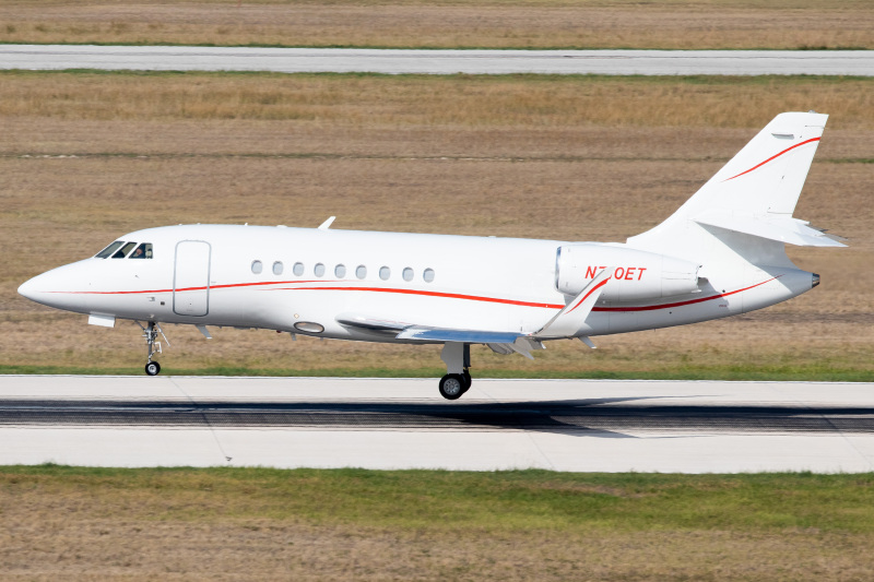 Photo of N710ET - Meadow Briar LLC Dassault Falcon 2000EX at SAT on AeroXplorer Aviation Database