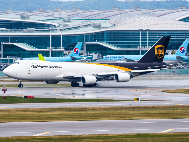 Photo of N605UP - United Parcel Service Boeing 747-8F at ICN on AeroXplorer Aviation Database