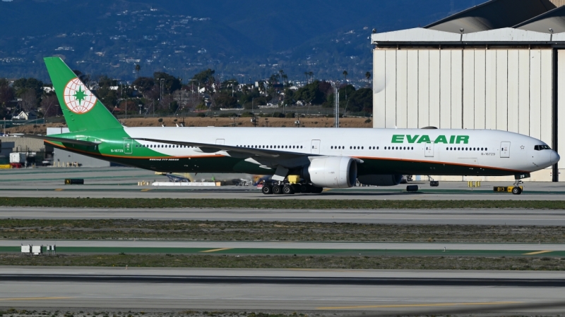 Photo of B-16729 - EVA Air Boeing 777-300ER at LAX on AeroXplorer Aviation Database