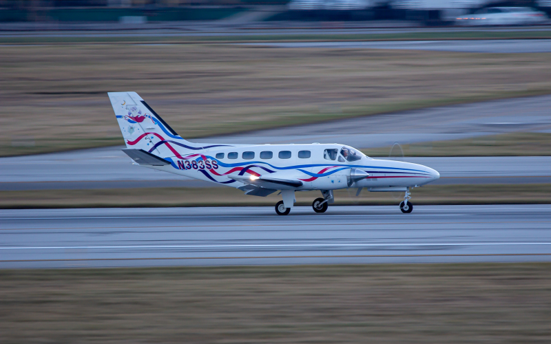 Photo of N383SS - PRIVATE Cessna 441 Conquest II at CMH on AeroXplorer Aviation Database