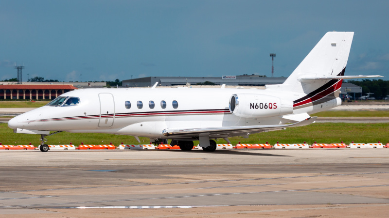 Photo of N606QS - NetJets Cessna Citation 680A Latitude at HOU on AeroXplorer Aviation Database