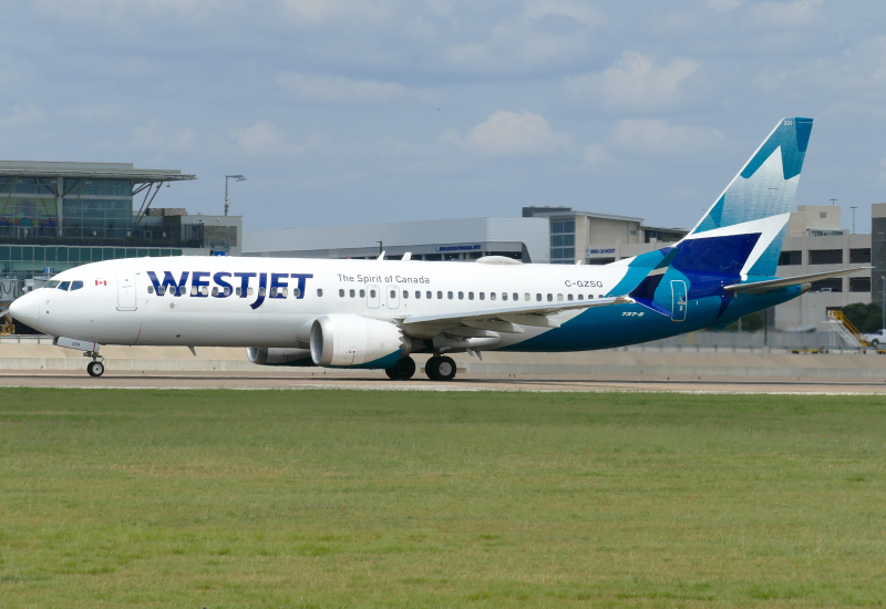 Photo of C-GZSG - Westjet Boeing 737 MAX 8 at AUS on AeroXplorer Aviation Database