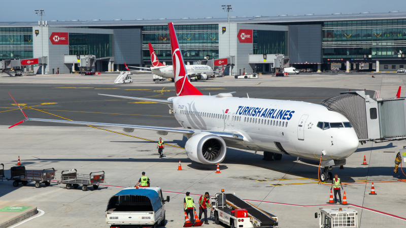 Photo of TC-LCO - Turkish Airlines Boeing 737 MAX 8 at IST on AeroXplorer Aviation Database
