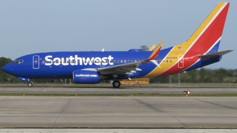 Photo of N968WN - Southwest Airlines Boeing 737-700 at MCO on AeroXplorer Aviation Database