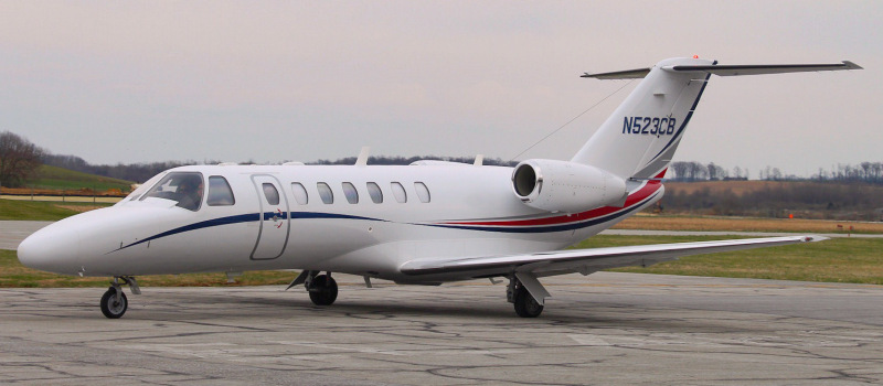 Photo of N523CB - PRIVATE Cessna Citation CJ3 at THV on AeroXplorer Aviation Database