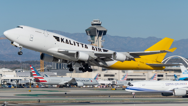Photo of N743CK - Kalitta Air Boeing 747-400F at LAX on AeroXplorer Aviation Database