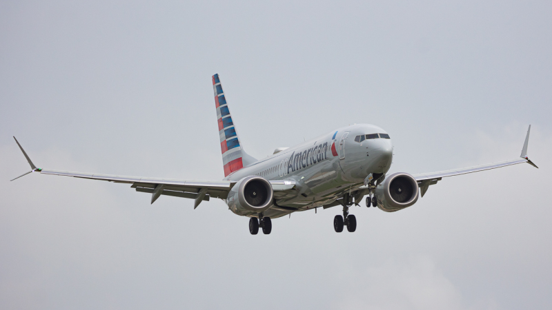 Photo of N327SK - American Airlines Boeing 737 MAX 8 at MIA on AeroXplorer Aviation Database