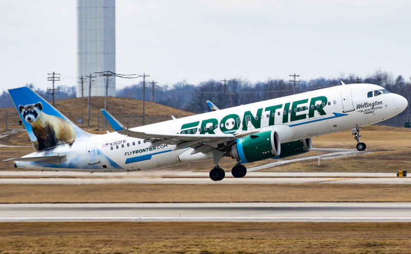 Photo of N362FR - Frontier Airlines Airbus A320NEO at CVG on AeroXplorer Aviation Database