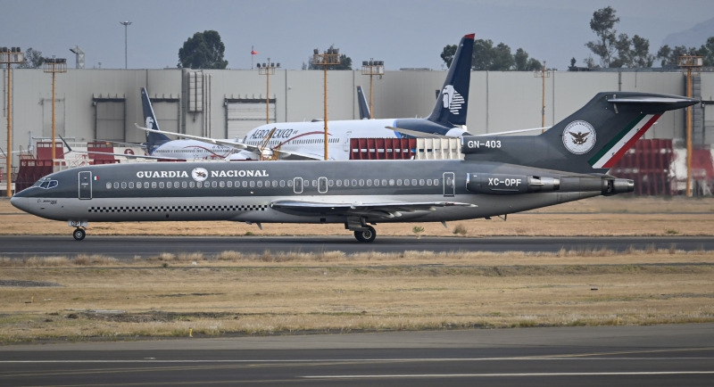 Photo of XC-OPF - Mexico - Guardia Nacional Boeing 727-200 at MEX on AeroXplorer Aviation Database