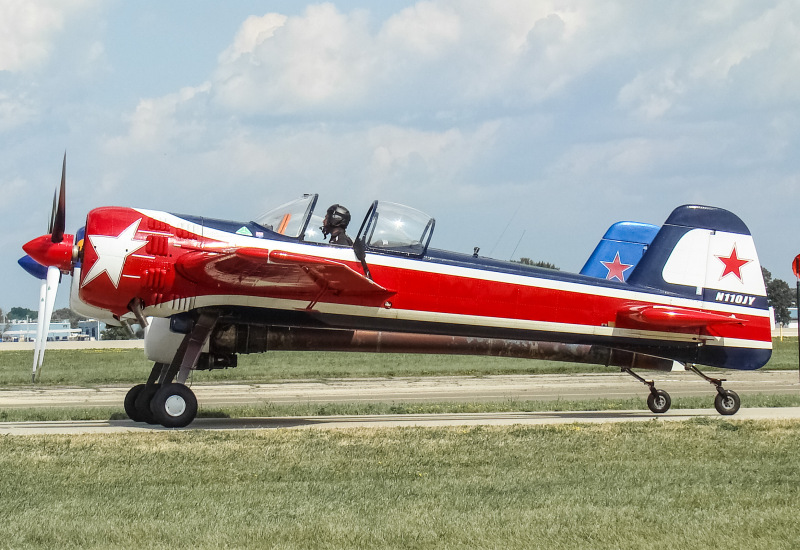 Photo of N110JY - PRIVATE Yakovlev Yak-110 at OSH on AeroXplorer Aviation Database