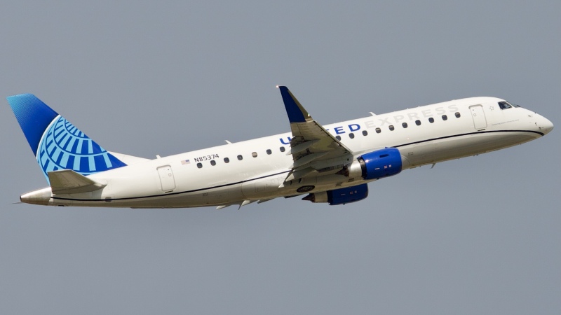 Photo of N85374 - United Express Embraer E175 at IAH on AeroXplorer Aviation Database