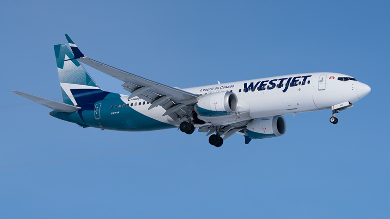 Photo of C-GDDR - WestJet Boeing 737 MAX 8 at YYC on AeroXplorer Aviation Database
