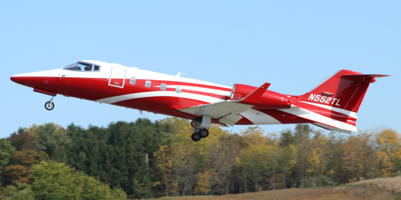 Photo of N552TL  - PRIVATE Learjet 55 at THV on AeroXplorer Aviation Database