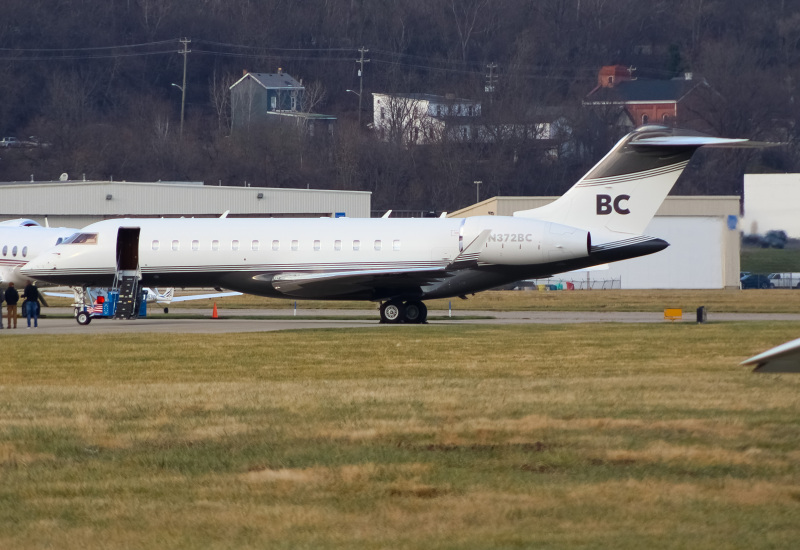 Photo of N372BC - PRIVATE  Bombardier Global BD-700 at LUK on AeroXplorer Aviation Database