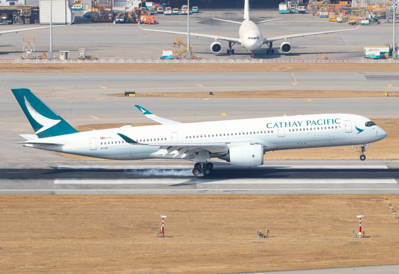 Photo of B-LRO - Cathay Pacific Airbus A350-900 at HKG on AeroXplorer Aviation Database