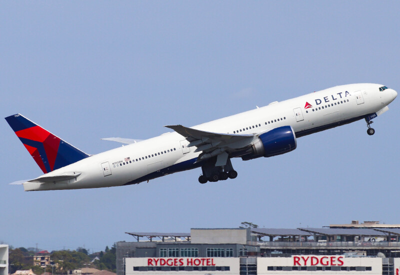 Photo of N705DN - Delta Airlines Boeing 777-200LR at SYD on AeroXplorer Aviation Database