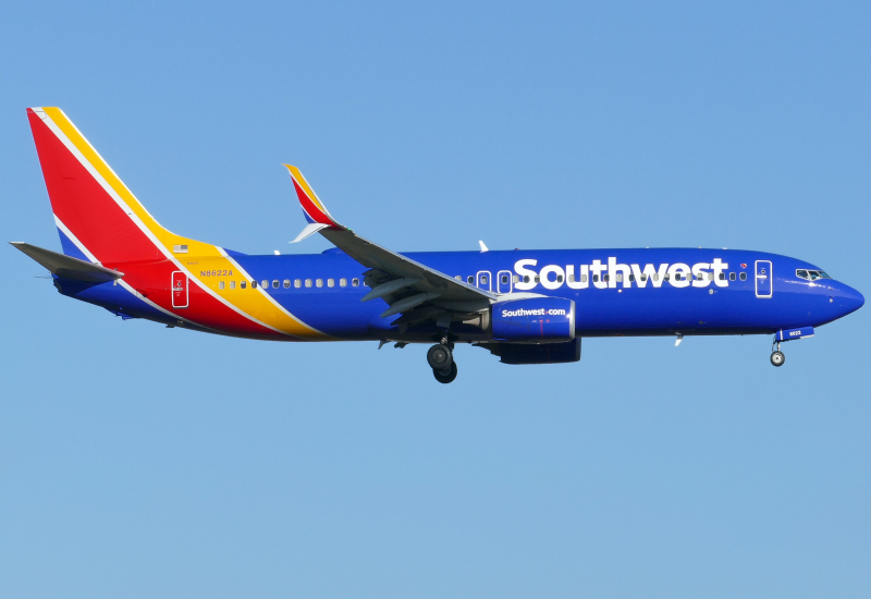 Photo of N8622A - Southwest Airlines Boeing 737-800 at AUS on AeroXplorer Aviation Database