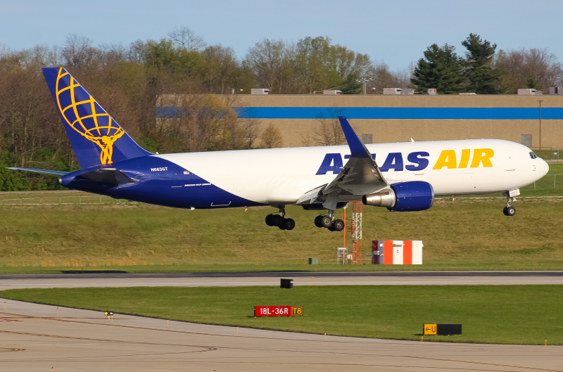 Photo of N663GT - Atlas Air Boeing 767-300F at CVG on AeroXplorer Aviation Database