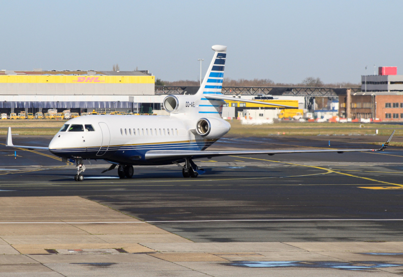 Photo of OO-AIE - PRIVATE Dassault Falcon 7X at BRU on AeroXplorer Aviation Database