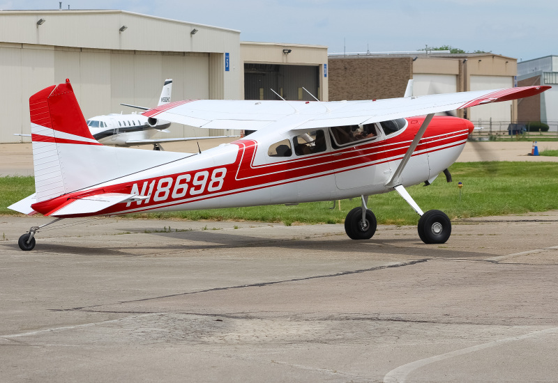 Photo of N18698 - PRIVATE  Cessna 180 at LUK on AeroXplorer Aviation Database