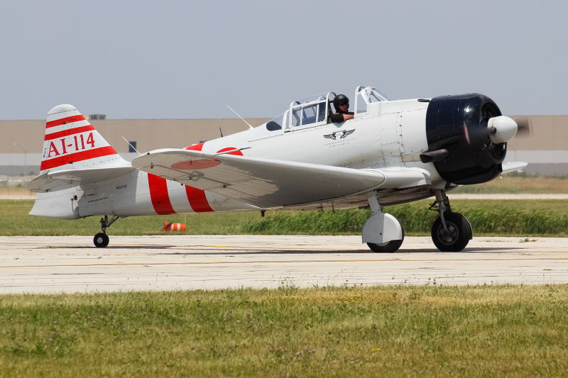 Photo of N15797 - PRIVATE Canadian Car and Foundry Harvard MK IV  at DAY on AeroXplorer Aviation Database