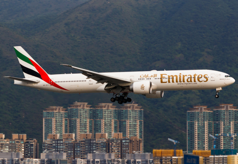 Photo of A6-ECX - Emirates Boeing 777-300ER at HKG on AeroXplorer Aviation Database