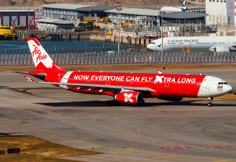 Photo of HS-XTE - AirAsia X Airbus A330-300 at HKG on AeroXplorer Aviation Database