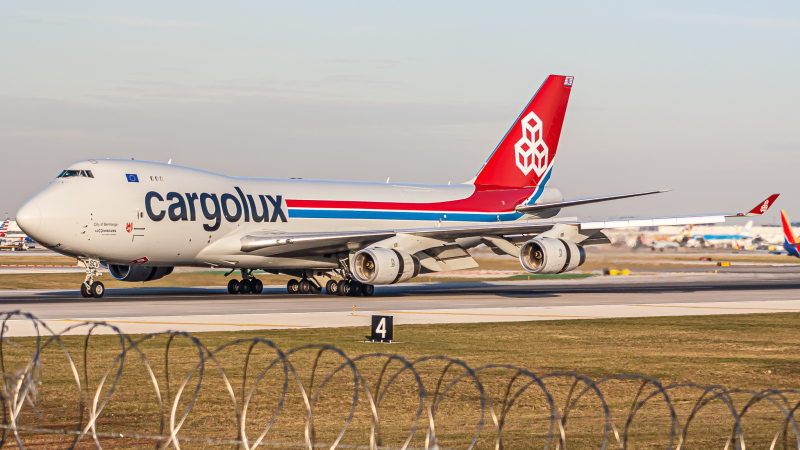 Photo of LX-SCV - CargoLux  Boeing 747-400F at ORD on AeroXplorer Aviation Database