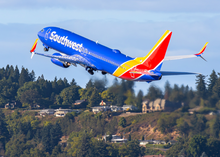 Photo of N8649A - Southwest Airlines Boeing 737-800 at PDX on AeroXplorer Aviation Database