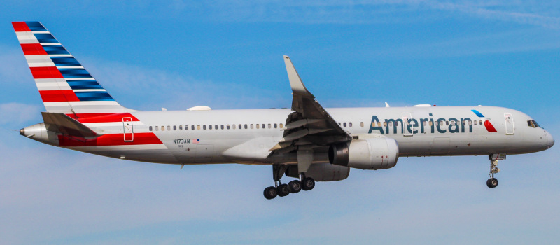 Photo of N173AN - American Airlines Boeing 757-200 at PHL on AeroXplorer Aviation Database