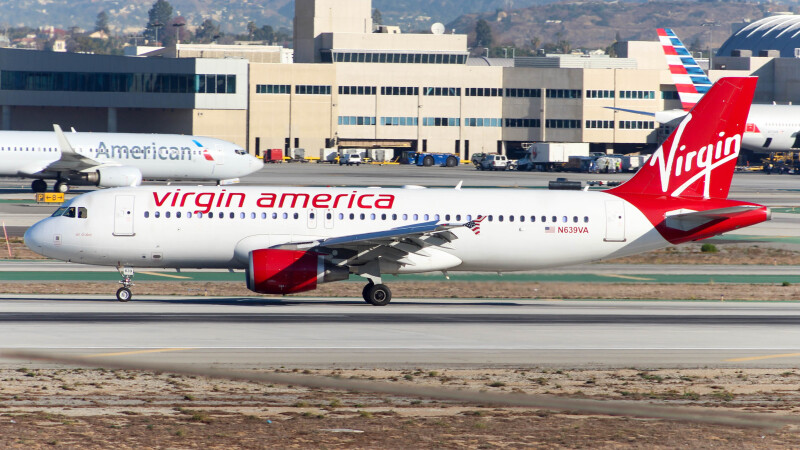 Photo of N639VA - Virgin America Airbus A320 at LAX on AeroXplorer Aviation Database