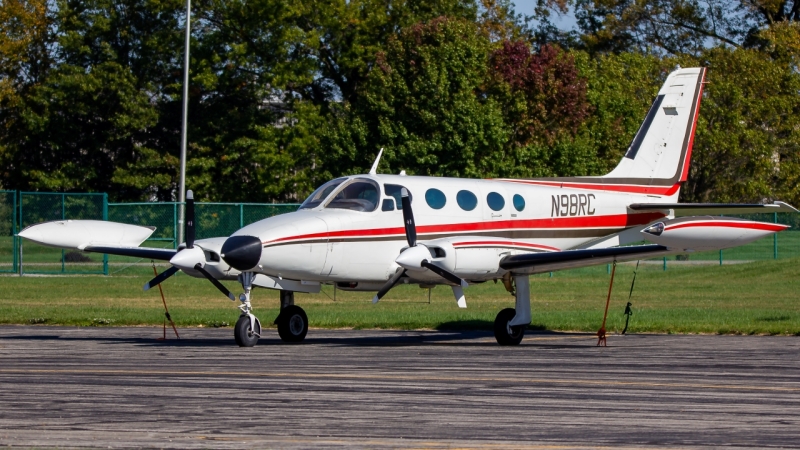 Photo of N98RC - PRIVATE Cessna 340 at DLZ on AeroXplorer Aviation Database