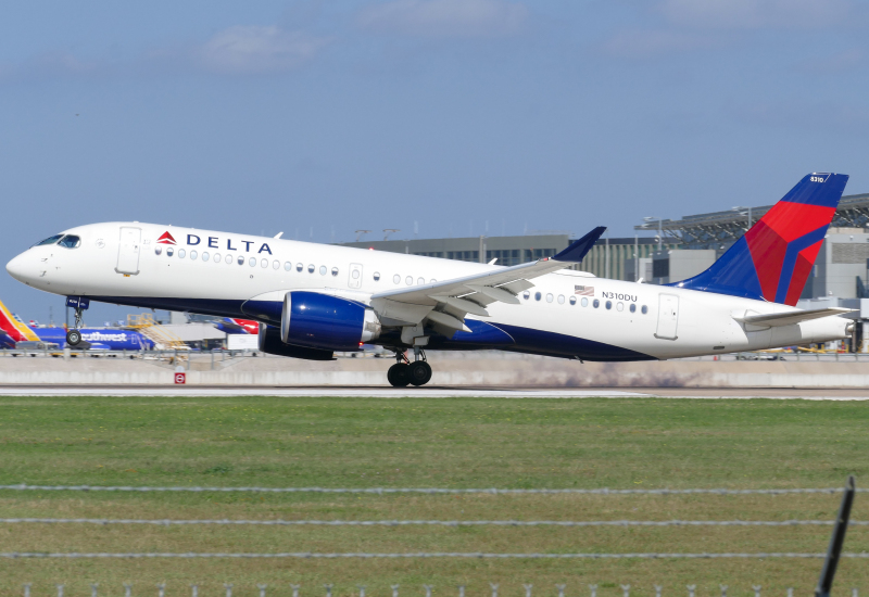 Photo of N310DU - Delta Airlines Airbus A220-300 at AUS on AeroXplorer Aviation Database