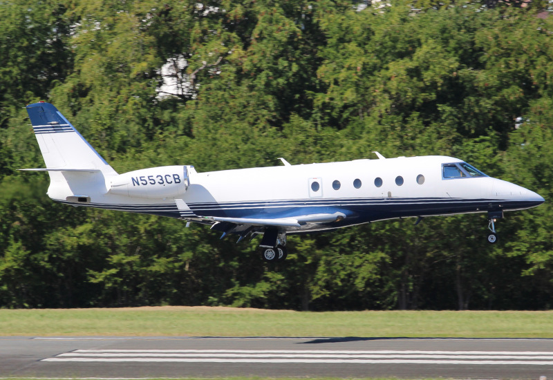 Photo of N553CB - PRIVATE Gulfstream G150 at SJU on AeroXplorer Aviation Database