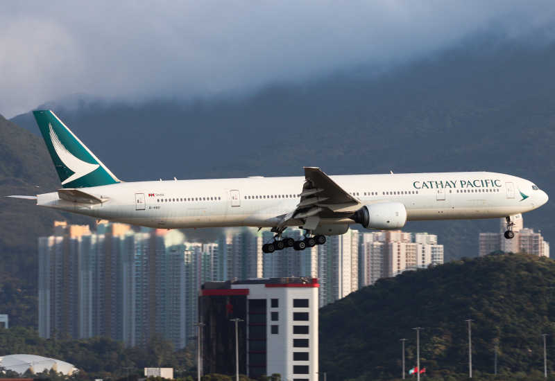 Photo of B-HNO - Cathay Pacific Boeing 777-300 at HKG on AeroXplorer Aviation Database